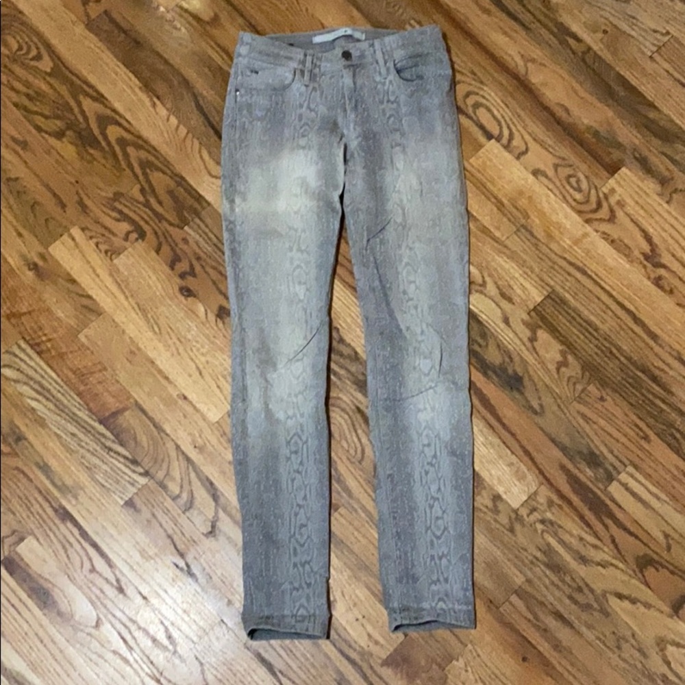 Joe’s snake embossed skinny jeans